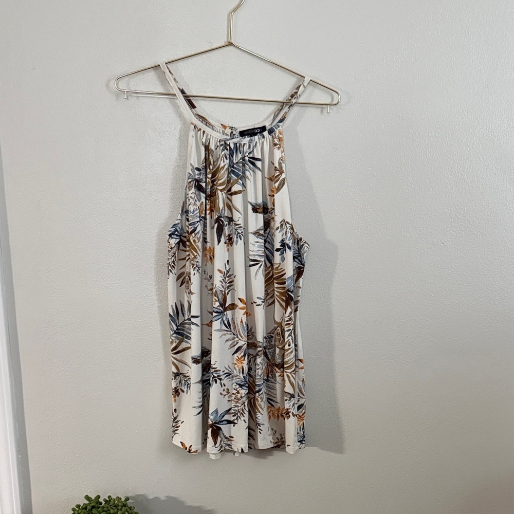 Papermoon Multicolor Pleated Tank Top